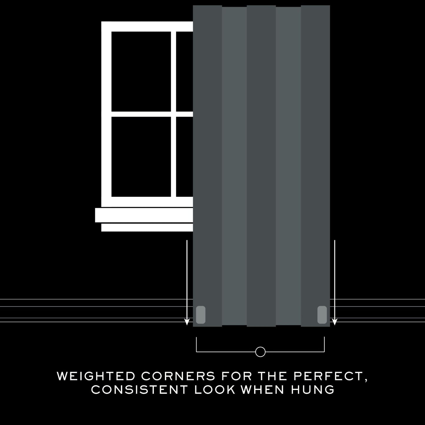 Panneau de rideau occultant Lauren Ralph Lauren Waller à pattes de fixation/poche pour tringle