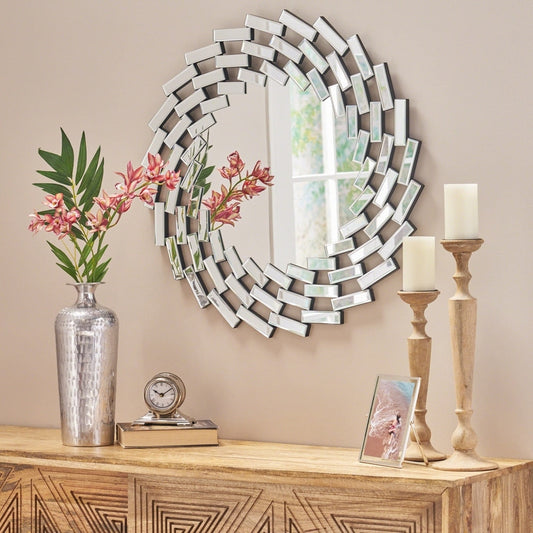Miroir mural Lileas Glam de Christopher Knight Home - Argent
