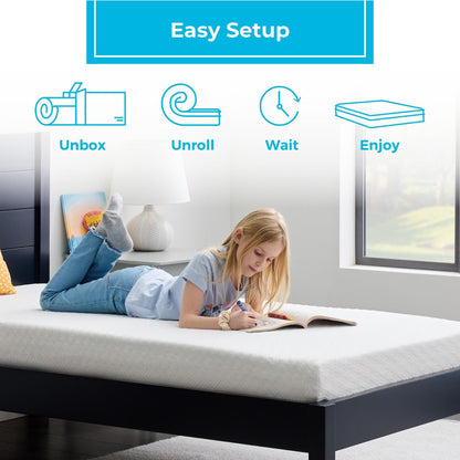 Matelas Linenspa Essentials ActiveRelief en mousse à mémoire de forme et gel de 12,7 cm (5 pouces)