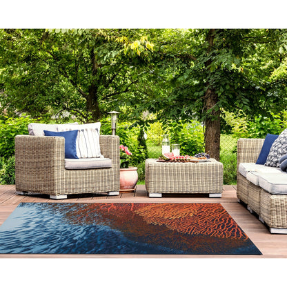 Tapis intérieur/extérieur corail Liora Manne Marina