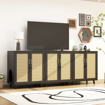 Bac à litière pour chat, meuble pour litière, table d'appoint, canapé, table