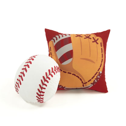 Couette réversible surdimensionnée pour enfants Lush Decor sur le thème du baseball
