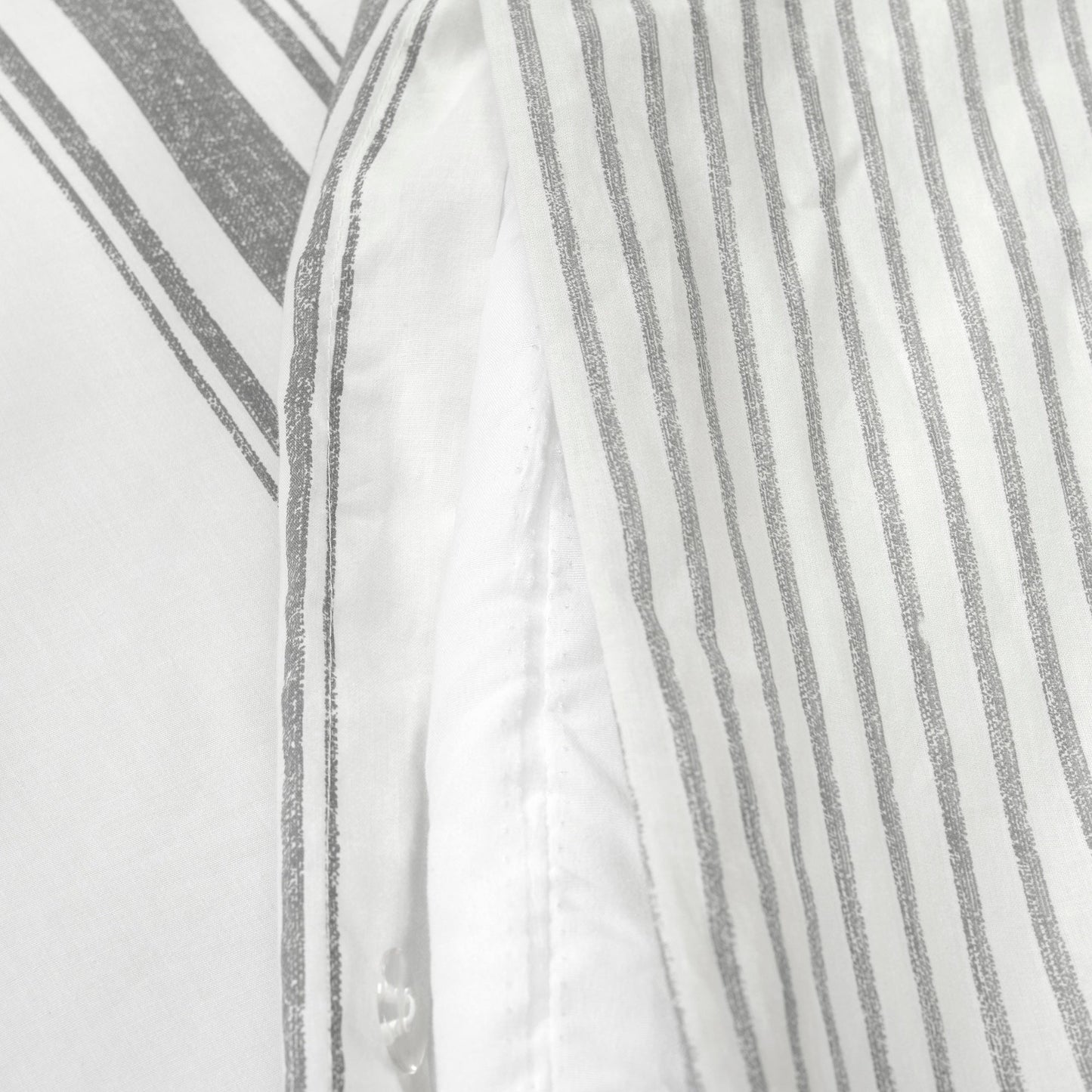 Ensemble de housse de couette 3 pièces à rayures style ferme Lush Decor