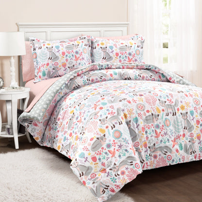 Couette Lush Decor Pixie Fox avec draps et parure de lit pour enfants, idéale pour la rentrée scolaire