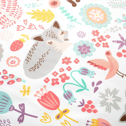 Couette Lush Decor Pixie Fox avec draps et parure de lit pour enfants, idéale pour la rentrée scolaire