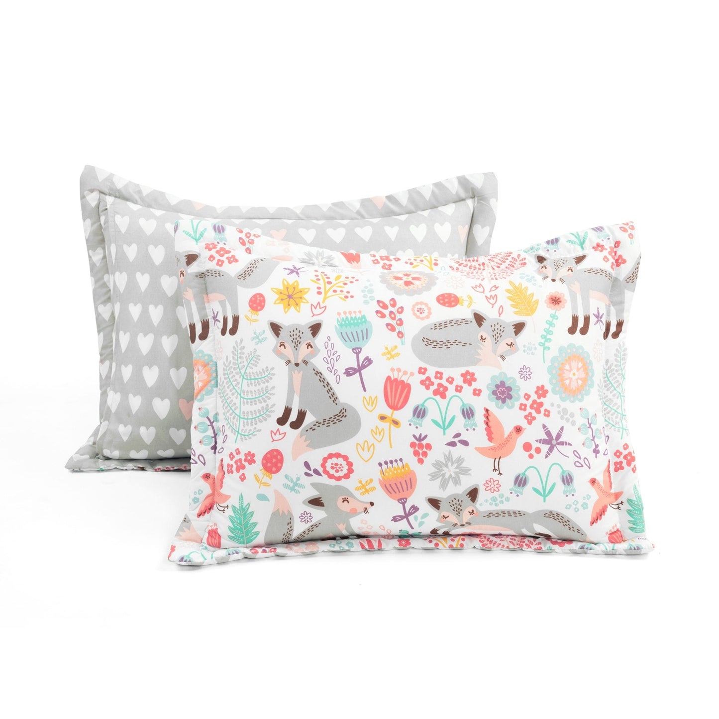 Couette Lush Decor Pixie Fox avec draps et parure de lit pour enfants, idéale pour la rentrée scolaire