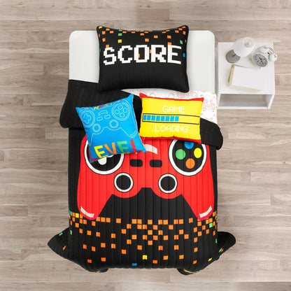 Ensemble de courtepointe 5 pièces pour enfants Lush Decor Jeux vidéo