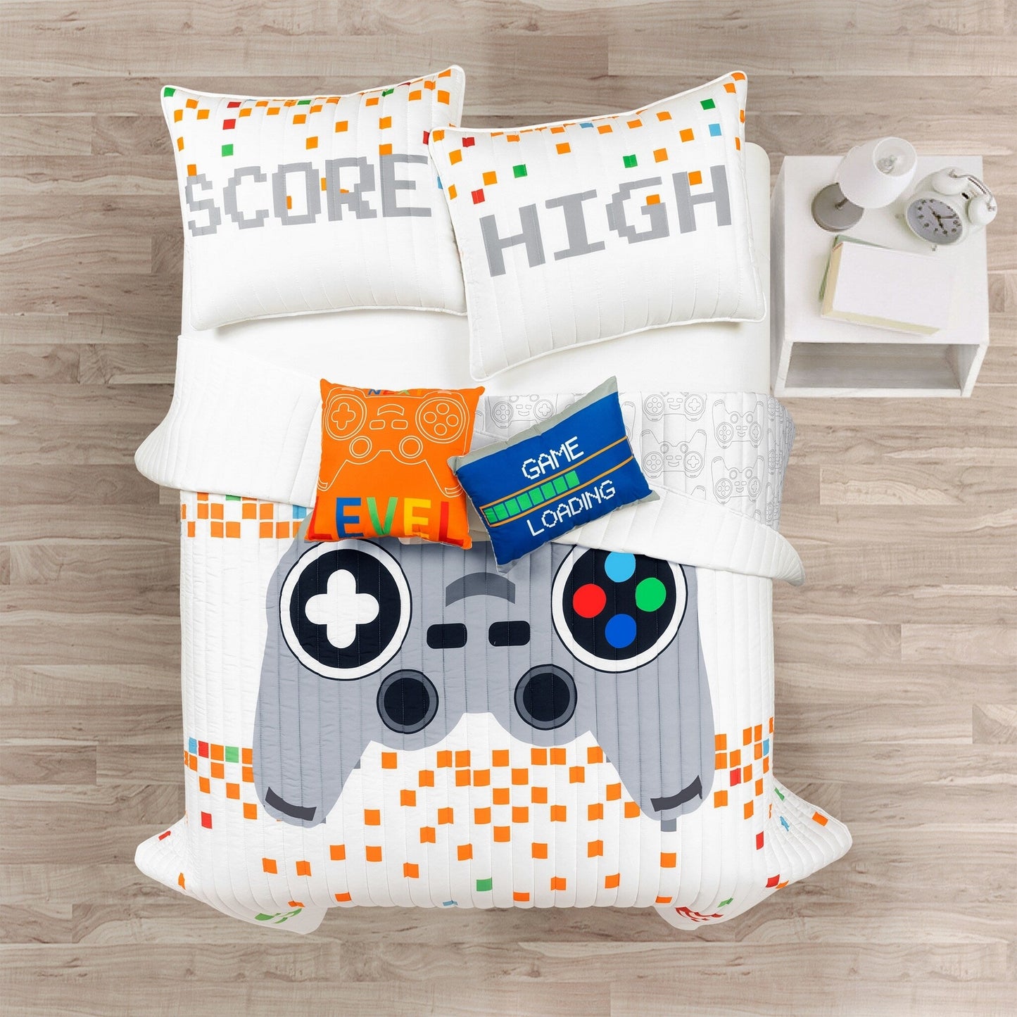 Ensemble de courtepointe 5 pièces pour enfants Lush Decor Jeux vidéo
