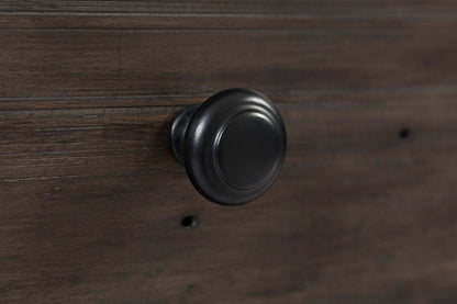 Madison 16 Rustic Chairside Table with Storage - Grey Brown Wood|Table de fauteuil rustique Madison de 16 po avec rangement - bois brun-gris