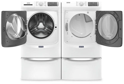 Maytag Laveuse frontale 5,8 pi3 intelligente avec Extra Power et sécheuse électrique intelligente 7,3 pi³ - blanche|MAFL863W
