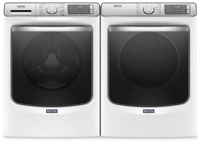 Maytag Laveuse frontale 5,8 pi3 intelligente avec Extra Power et sécheuse électrique intelligente 7,3 pi³ - blanche|MAFL863W