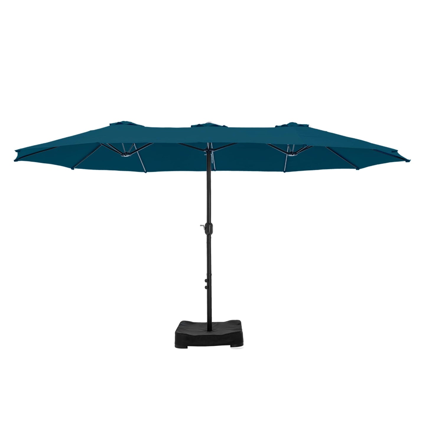 Parasol double face extra large de 4,57 m (15 pi) avec base incluse, MAISON ARTS