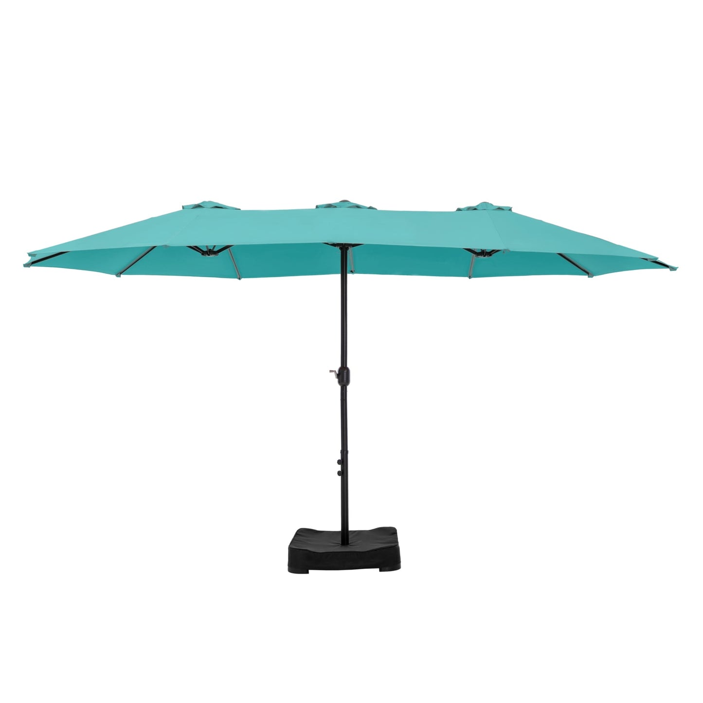 Parasol double face extra large de 4,57 m (15 pi) avec base incluse, MAISON ARTS
