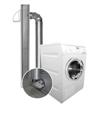 Dundas Jafine All-Metal Dryer Hook-Up Kit - MFX48ULMK|Trousse d'installation Dundas Jafine tout en métal pour sécheuse - MFX48ULMK|MFX48ULM