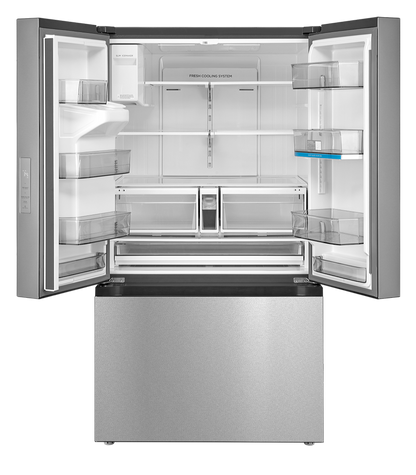 Midea 36 29.3 Cu. Ft. Réfrigérateur intelligent à portes françaises - Acier inoxydable - MRF29D2AST | Réfrigérateur intelligent Midea de 36 po et de 29,3 pi³ à portes françaises - acier inoxydable - MRF29D2AST | MRF29D2S