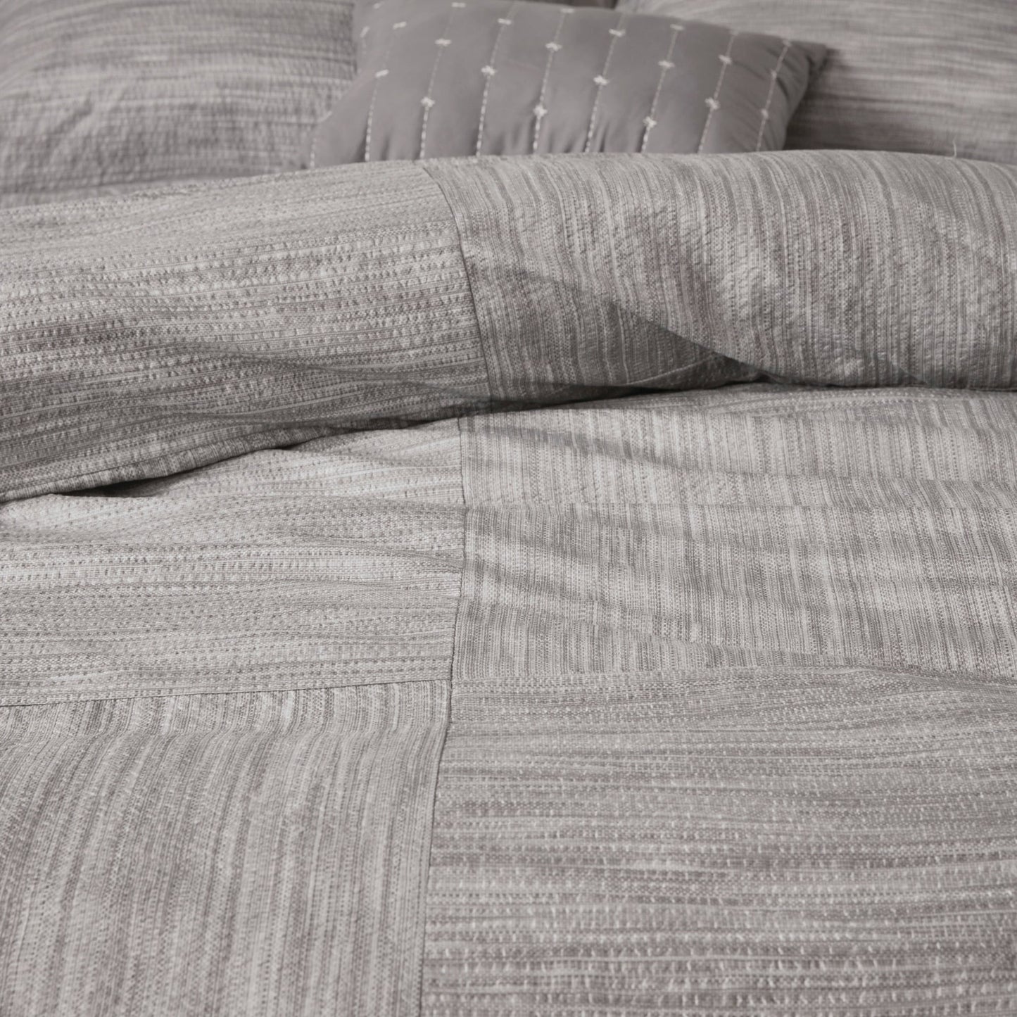 Ensemble de couette 7 pièces en seersucker imprimé Madison Park Clayton