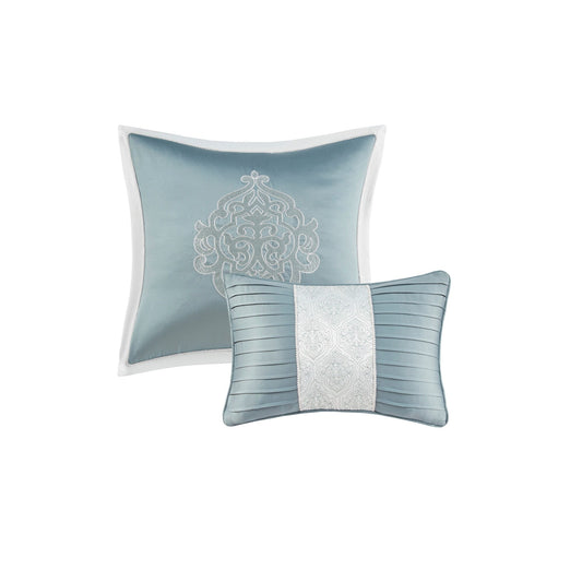 Ensemble de couette jacquard 8 pièces Madison Park Dillon