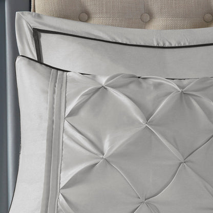 Ensemble de literie Madison Park Essentials Loretta 24 pièces avec rideaux et draps