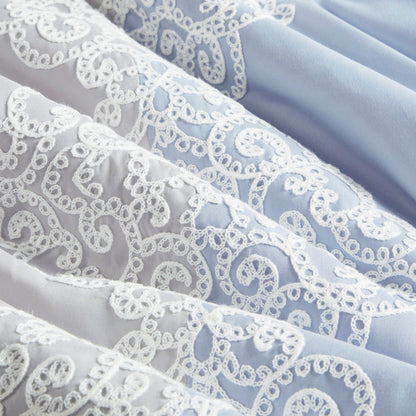 Ensemble de couette en microfibre brodée 8 pièces Madison Park Vera