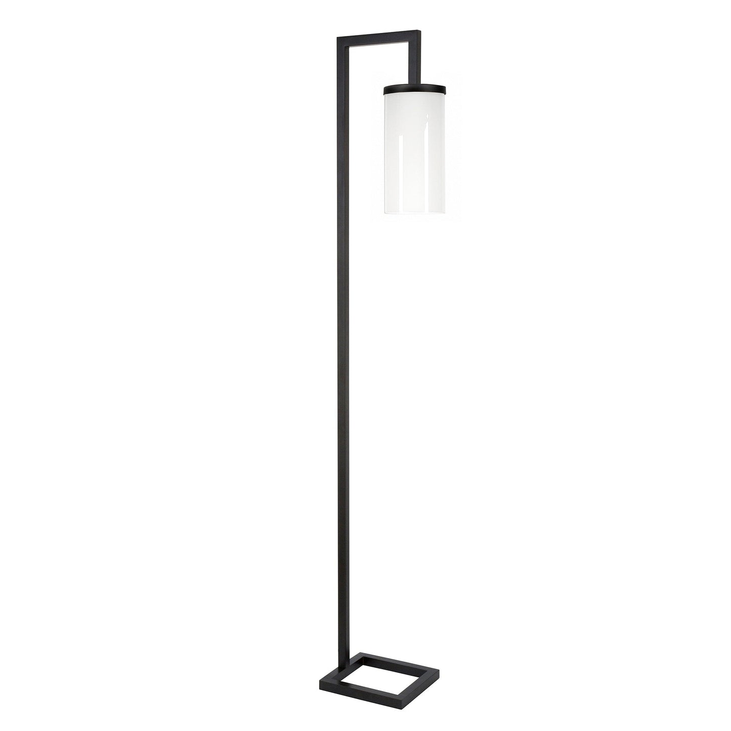 Lampadaire Malva de 67,75 cm de haut avec abat-jour en verre - 11 cm de large