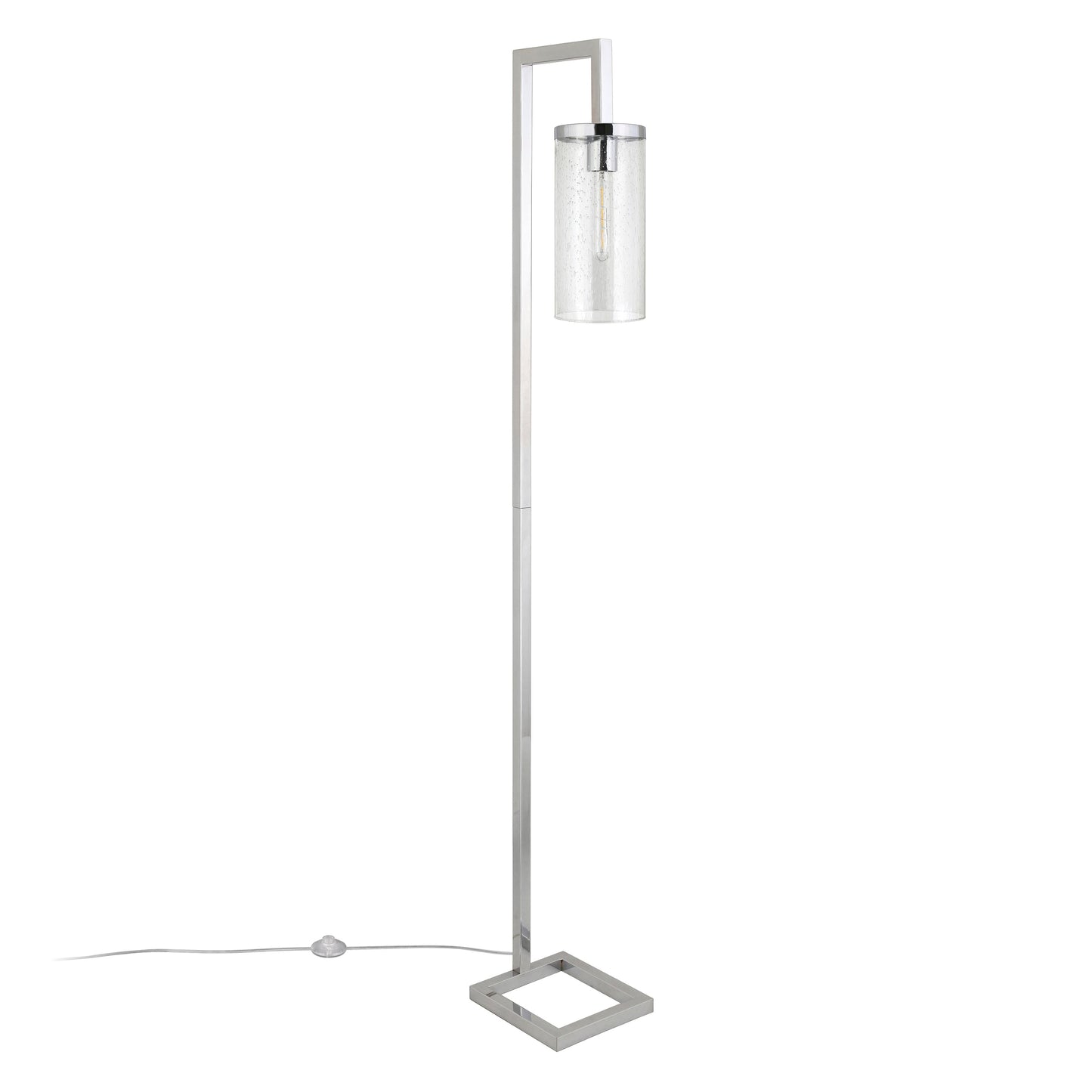 Lampadaire Malva de 67,75 cm de haut avec abat-jour en verre - 11 cm de large