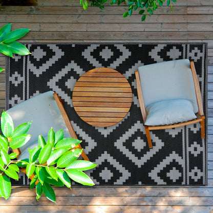 Tapis d'extérieur Milan Design 100 % écologique en plastique léger
