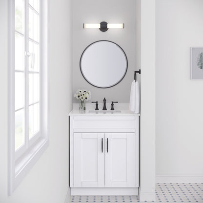 Luminaire de salle de bain à DEL Truman de Millennium Lighting, disponible en plusieurs finitions