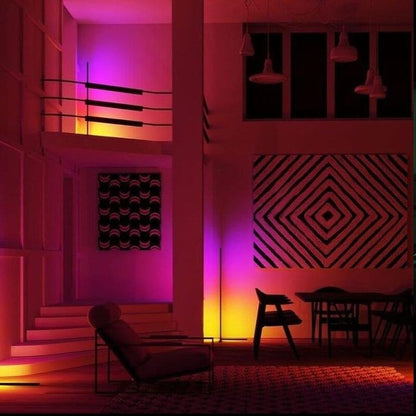 Lampadaire d'angle minimaliste RGB - Lot de 2