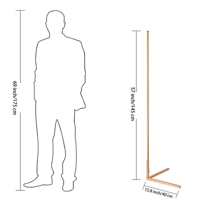 Lampadaire d'angle minimaliste RGB - Lot de 2