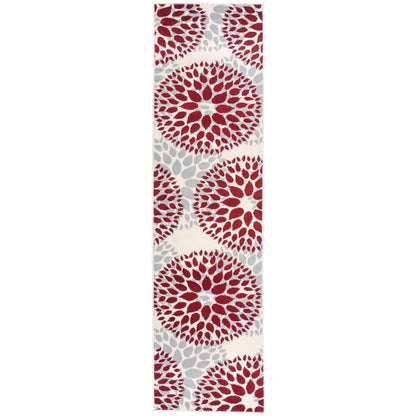 Tapis moderne à motifs floraux circulaires de World Rug Gallery