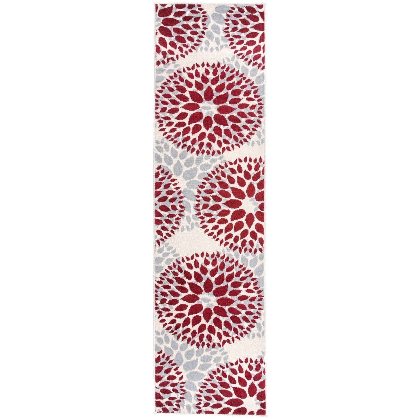 Tapis moderne à motifs floraux circulaires de World Rug Gallery