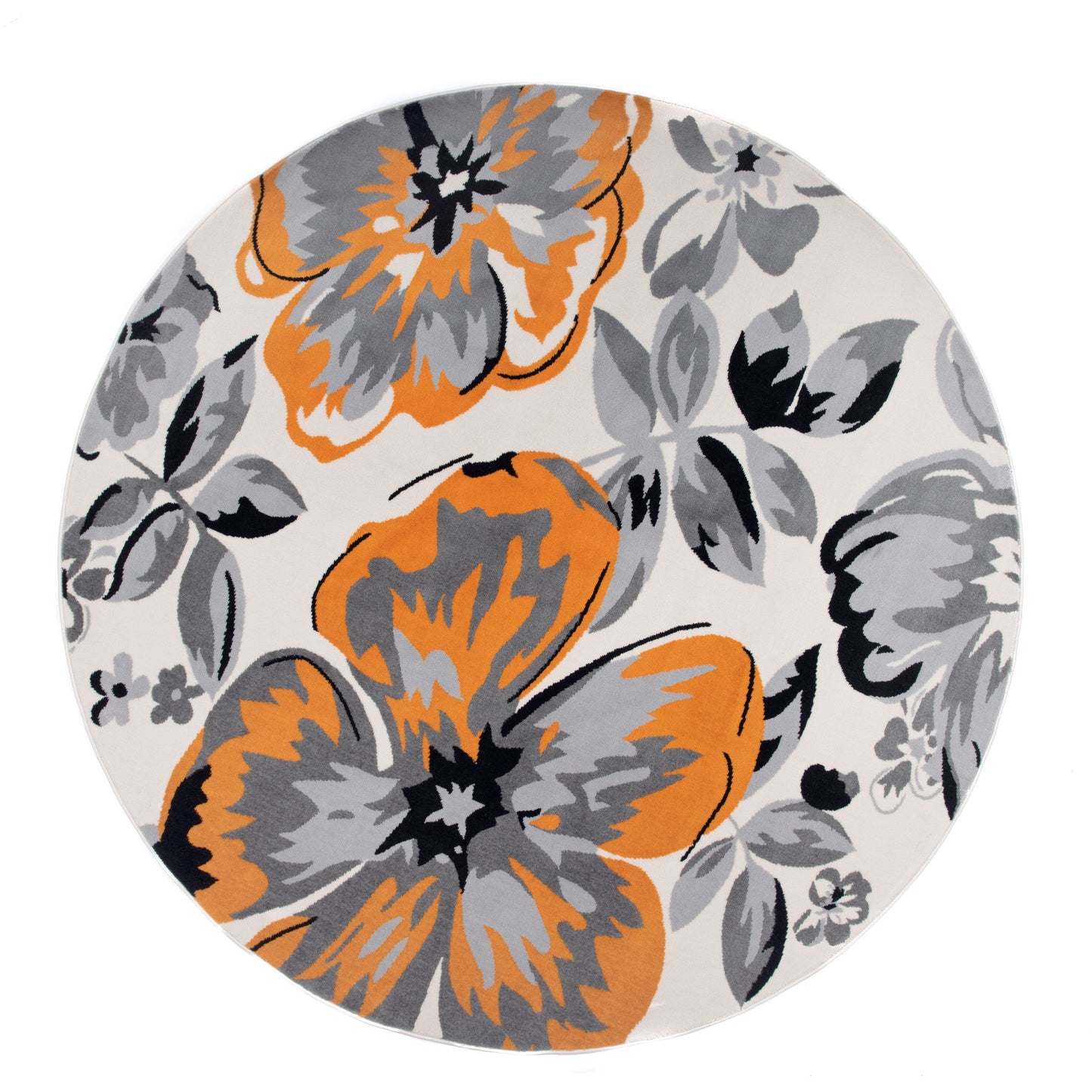 Tapis moderne à motif floral de la World Rug Gallery