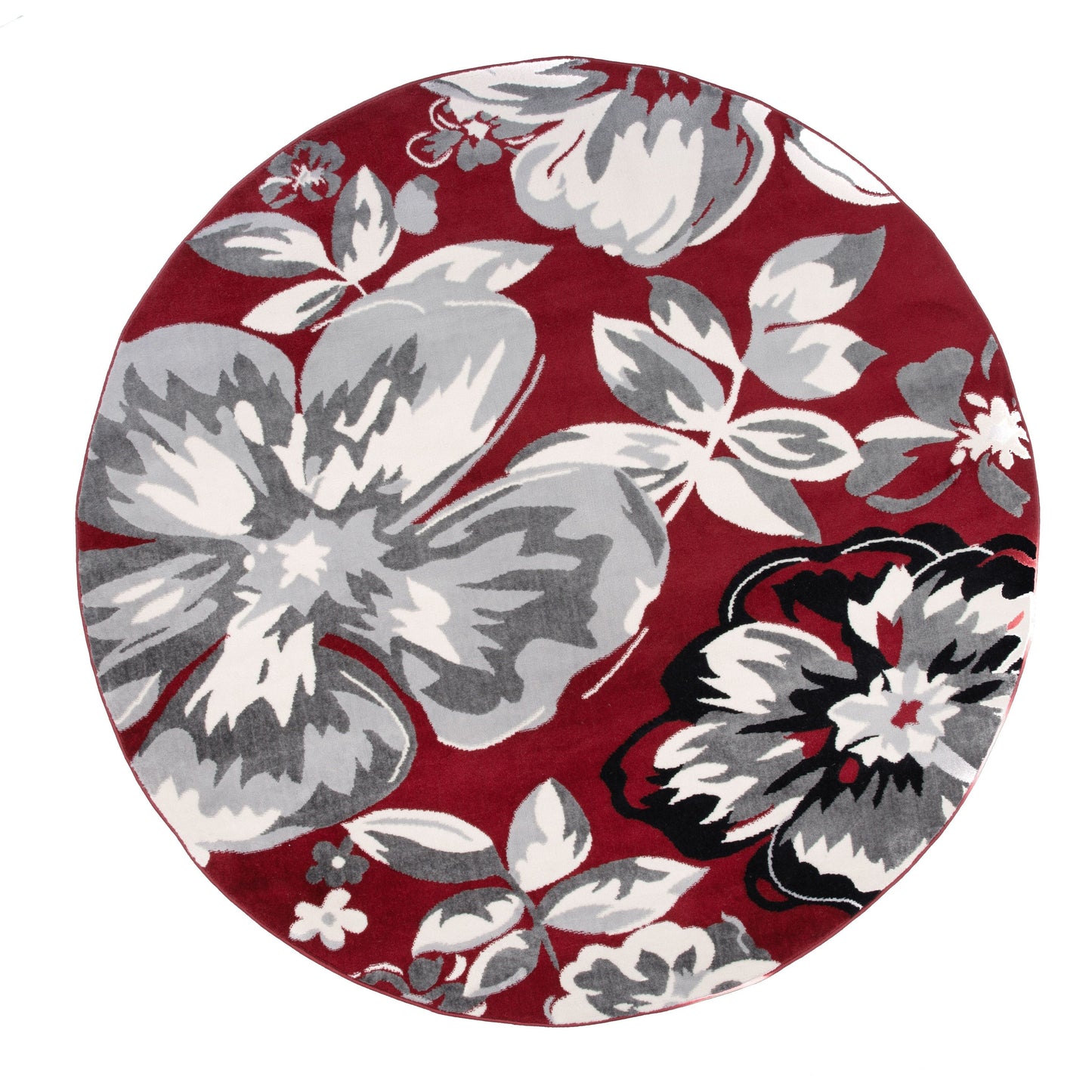 Tapis moderne à motif floral de la World Rug Gallery