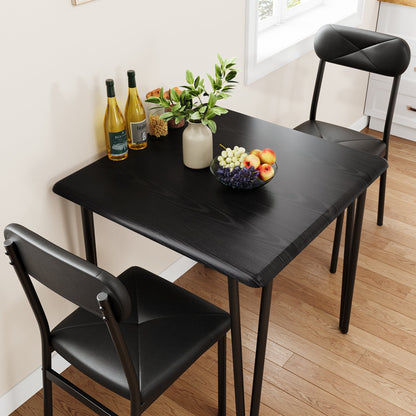 Ensemble de table à manger moderne pour cuisine - 3 pièces