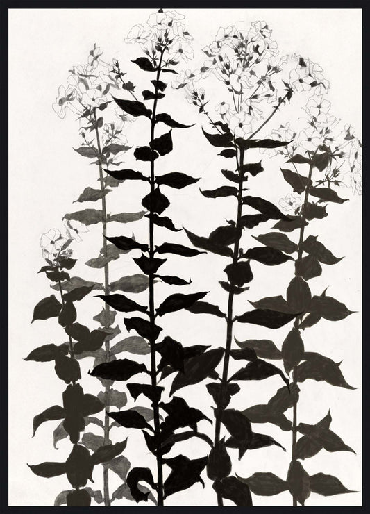 Œuvre d'art imprimée très lustrée « Botanica » - 33 po x 45 po