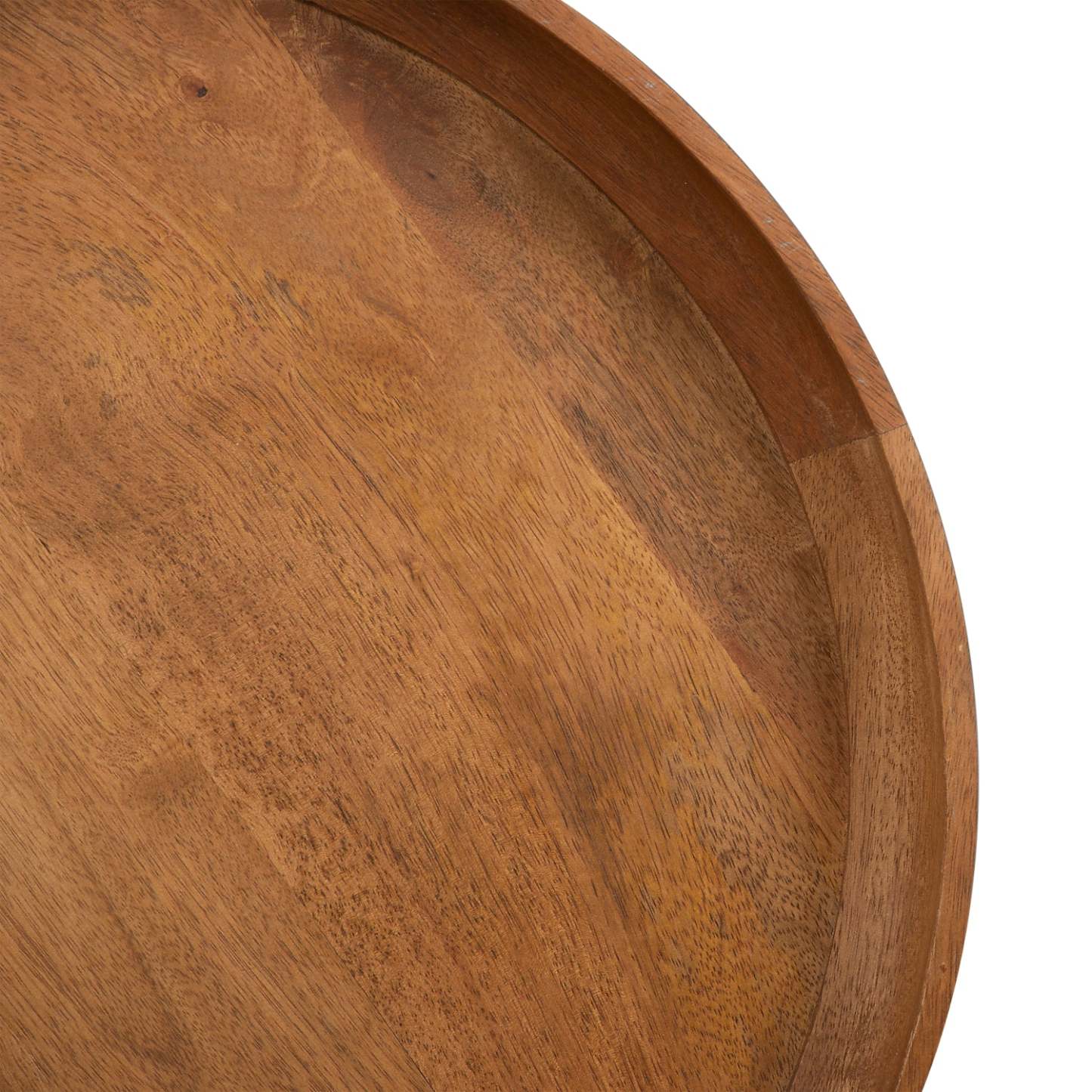 Table d'appoint ronde Nashik de 20 po - Brun