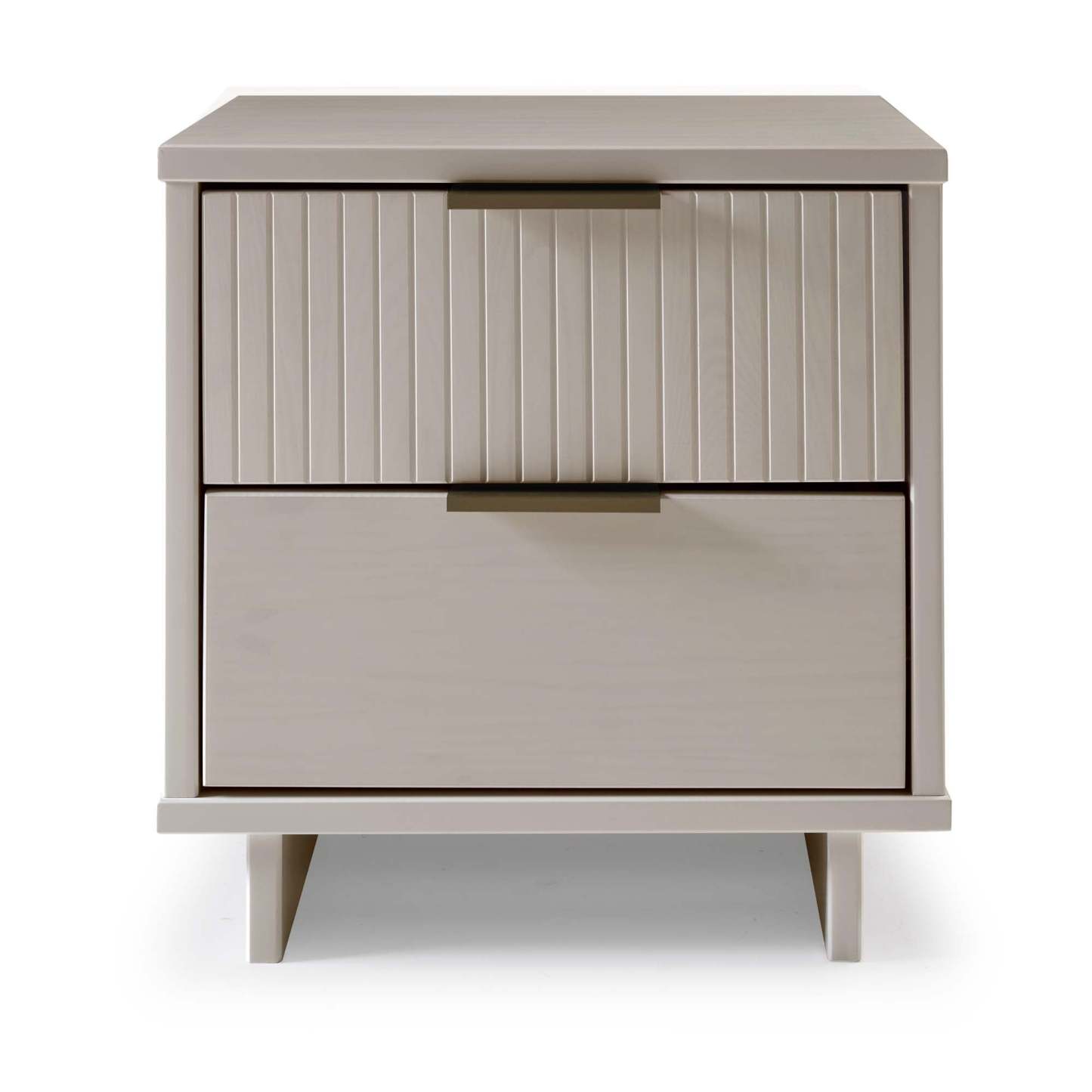 Manhattan Comfort Granville Modern Nightstand with Full Extension Drawer - Dark Grey|Table de nuit moderne Granville de Manhattan Comfort avec tiroir à extension complète - gris foncé