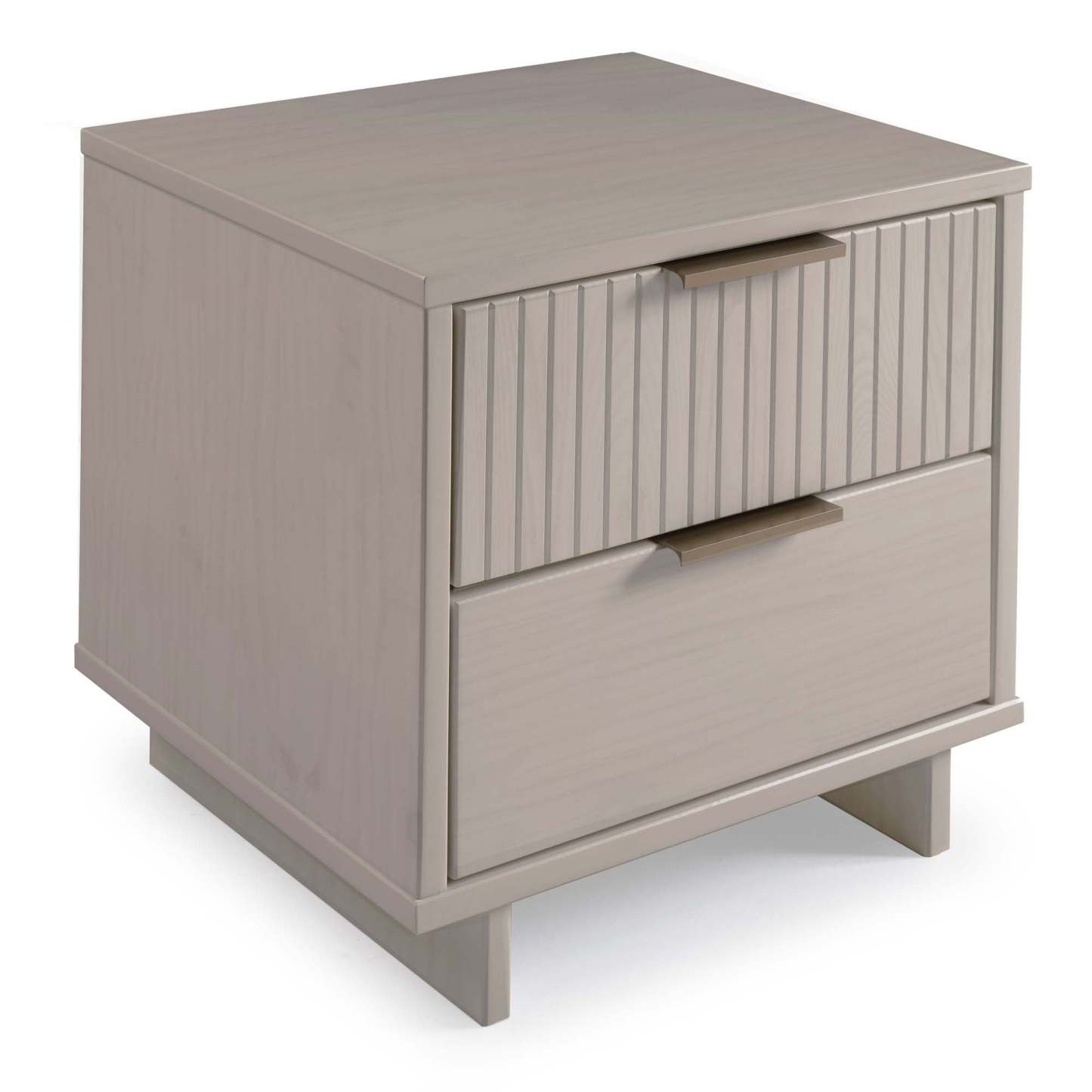 Manhattan Comfort Granville Modern Nightstand with Full Extension Drawer - Dark Grey|Table de nuit moderne Granville de Manhattan Comfort avec tiroir à extension complète - gris foncé