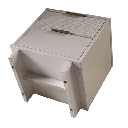 Manhattan Comfort Granville Modern Nightstand with Full Extension Drawer - Dark Grey|Table de nuit moderne Granville de Manhattan Comfort avec tiroir à extension complète - gris foncé