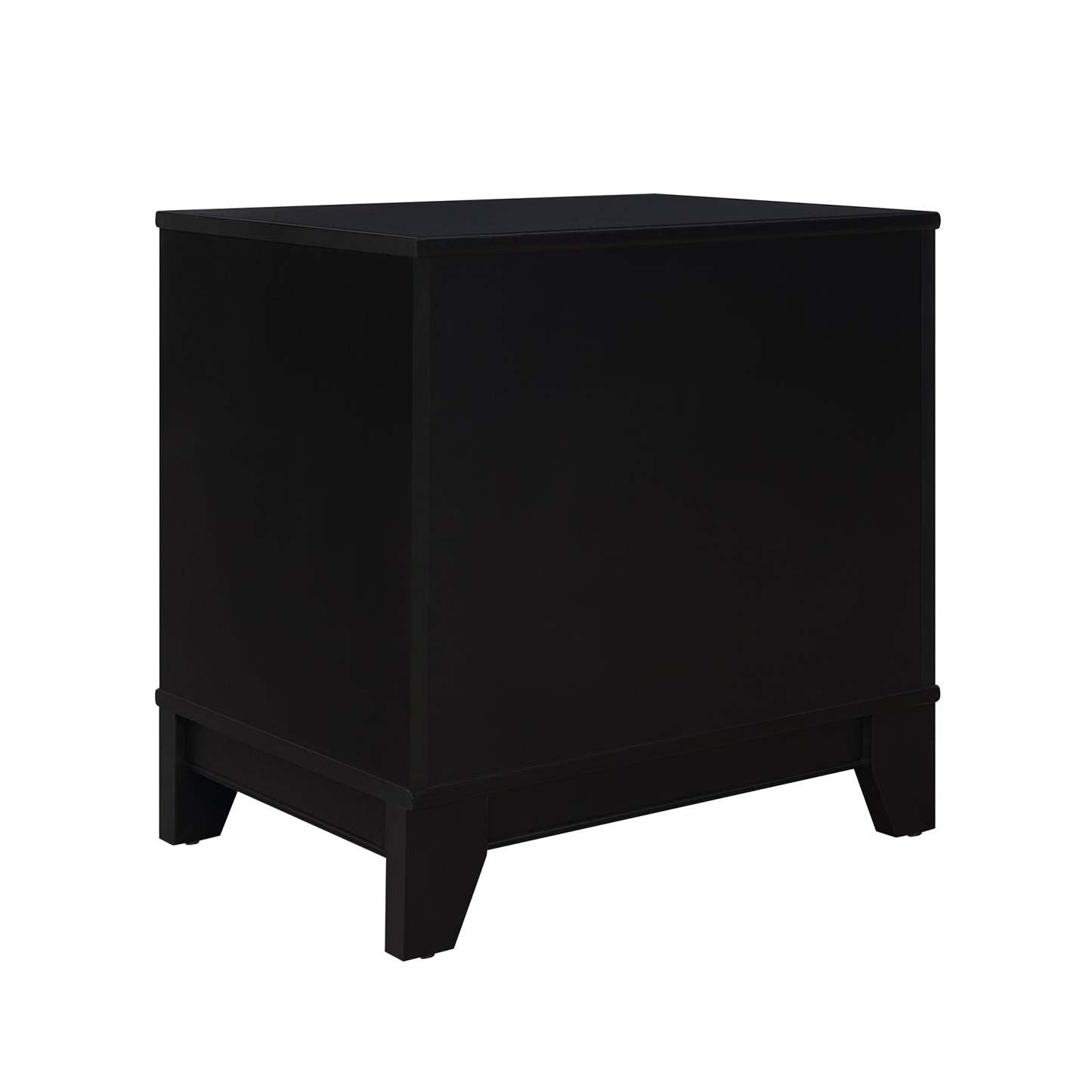 Manhattan Comfort Sheridan Modern Cane Nightstand - Black|Table de nuit moderne Sheridan de Manhattan Comfort avec cannage - noire