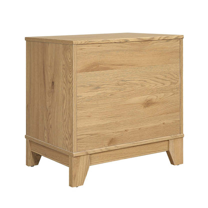 Manhattan Comfort Sheridan Modern Cane Nightstand - Natural|Table de nuit moderne Sheridan de Manhattan Comfort avec cannage - naturel