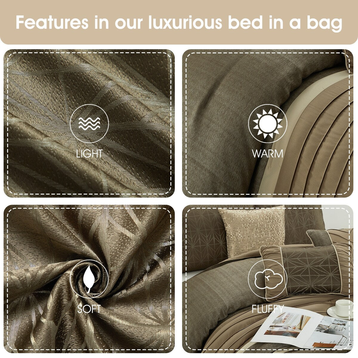 Ensemble de couette géométrique 7 pièces Nanshing Bryan