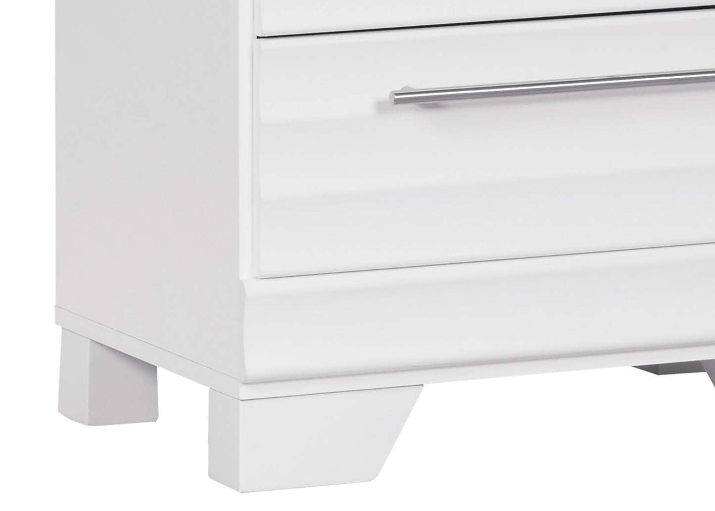 Olivia 6-Piece Full Storage Bedroom Package with 2 Nightstands – White|Ensemble Olivia 6 pièces avec lit de rangement, 2 tables de nuit - blanc