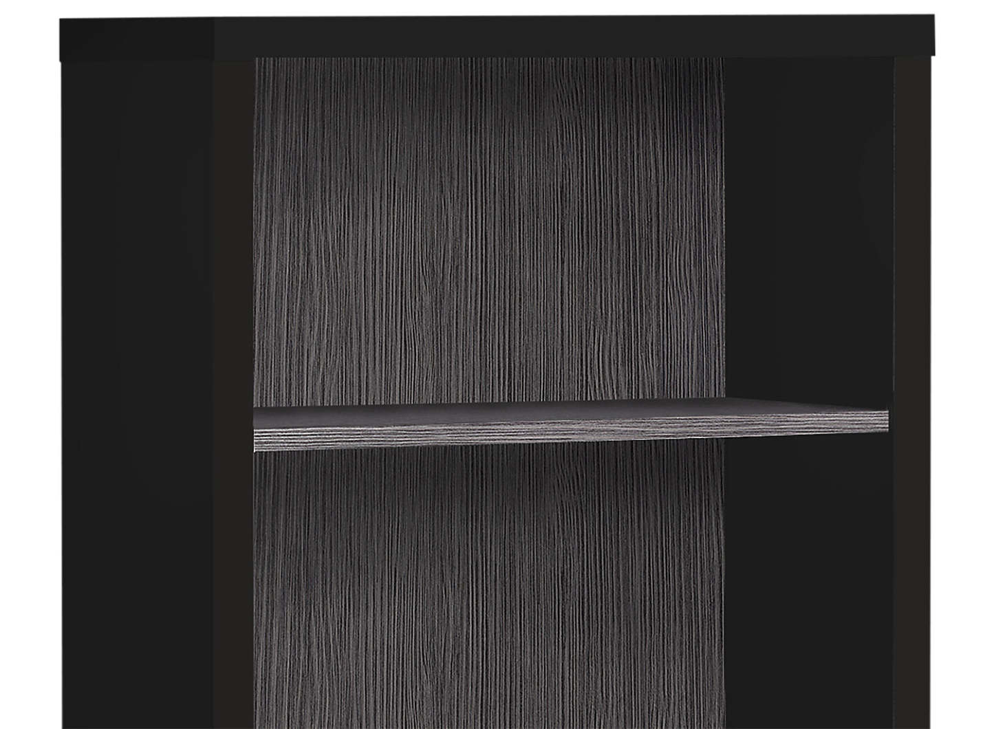 Bibliothèque 3 étagères Orion 23.75 - Noir grisâtre|Bibliothèque Orion de 23,75 po avec 3 tablettes - noir grisâtre