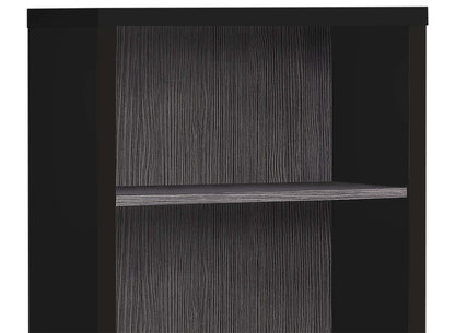 Bibliothèque 3 étagères Orion 23.75 - Noir grisâtre|Bibliothèque Orion de 23,75 po avec 3 tablettes - noir grisâtre