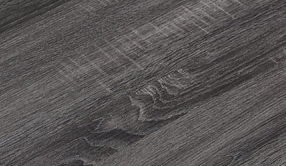 Bureau d'angle réversible Owen 55 avec 4 tiroirs et compartiments - Gris vieilli|Bureau en coin réversible Owen de 55 po à 4 tiroirs et compartiments - gris vieilli