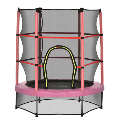 Trampoline Outsunny pour enfants de 1,5 m de diamètre avec filet, pour l'intérieur et l'extérieur, de 3 à 6 ans
