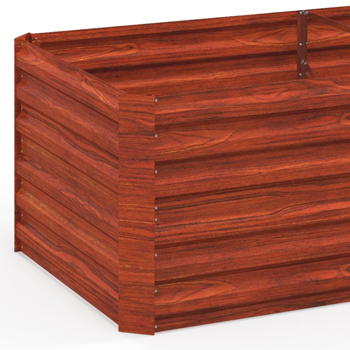 Jardinière surélevée Outsunny, 71 x 36 x 23 cm, en acier galvanisé, pour plantes d'extérieur avec tiges renforcées