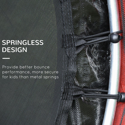 Trampoline Outsunny pour enfants de 1,5 m de diamètre avec filet, pour l'intérieur et l'extérieur, de 3 à 6 ans