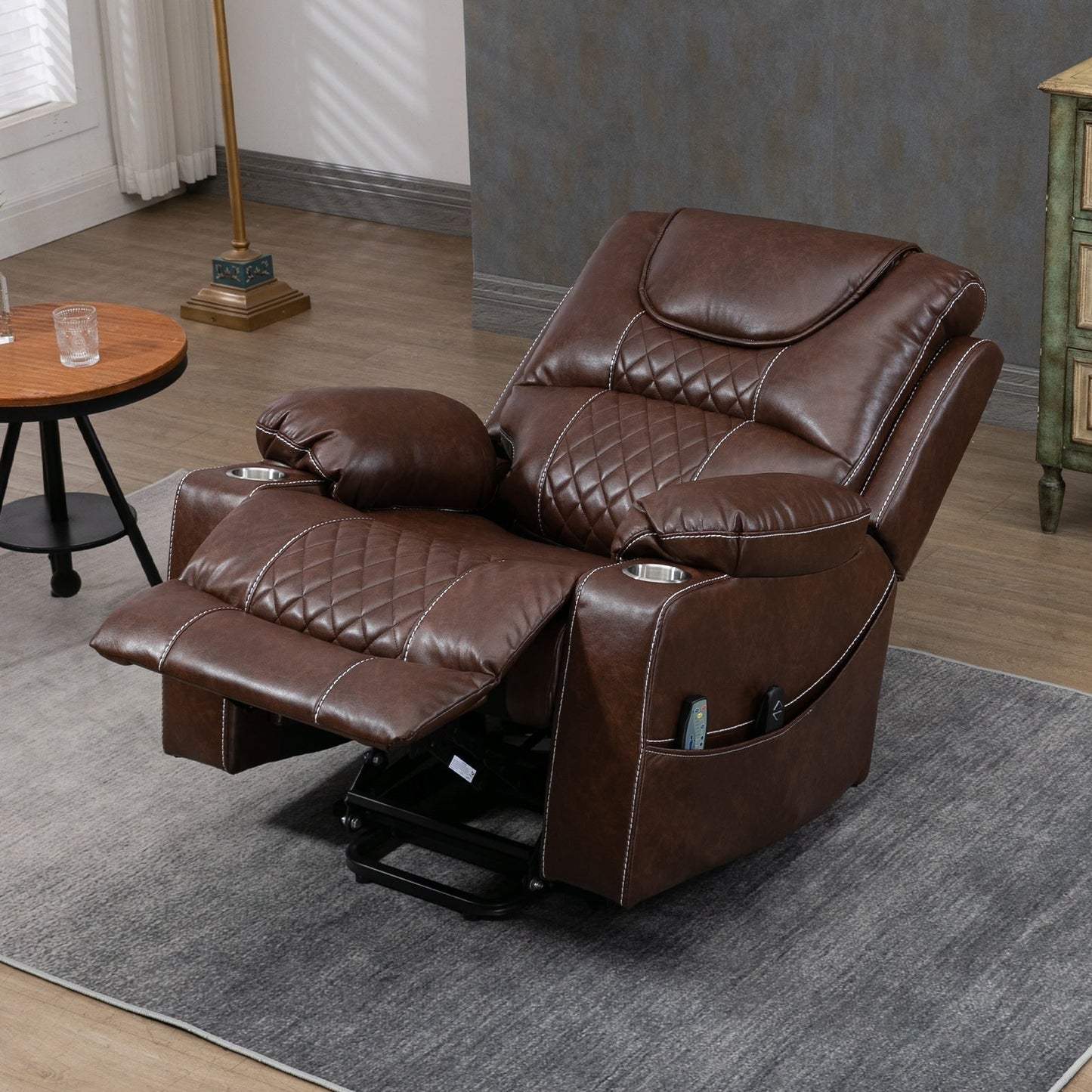 Fauteuil inclinable électrique surdimensionné pour personnes âgées, 400 lb.